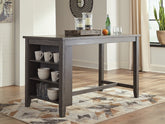 Prime Furniture - Ashley Furniture - Caitbrook Dining Room - RECT DRM Counter TBL Set(7/CN) / Gray - D388-423